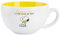 Peanuts Snoopy Coffee Cup Ceramic Mug Cute Cappuccino or Tea Cup for Women Teens Mum Wife Work Office Gifts for Women (White/Yellow Cappuccino, 340ml)
