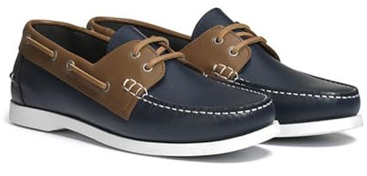 Aigle Herr New NUBIL LTR Båtsko, Marinblå/Brun, 43 EU, Marinbrun, 43 EU