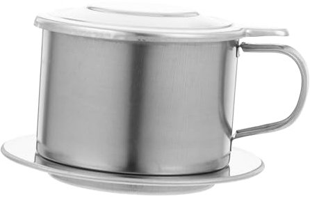 MAGICLULU Vietnamese Coffee Drip Filter Maker 200ml Stainless Steel Single Serve Brewer for Home and Kitchen Reusable Coffee Press with Permanent Filter