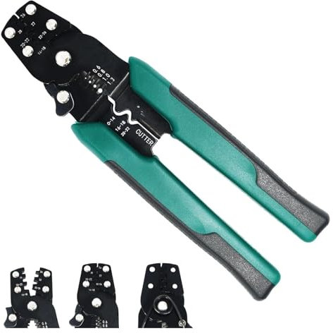 Alicates pelacables, cortadores y pelacables, alicates pelacables, alicates pelacables multifuncionales, conectores de cables, herramienta de crimpado