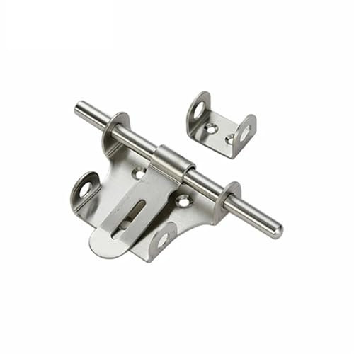 Türbolzen aus massivem Edelstahl Haussicherheit 120x45mm Fassbolzen Haustor Fenster Sicherheitshardware Fassbolzen Schnappverschluss 1 Stück (Small 120x45mm)