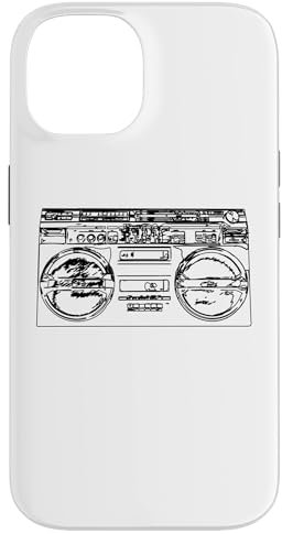Old School Rap Ghettoblaster Retro Stil 80er Hiphop Musik Hülle für iPhone 14