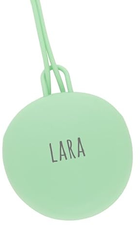 Mi Pipo - Portachupete Bebe Personalizado Gummy | Caja Chupetes bebes Silicona de Grado Alimentario, Libre de BPA, Seguro | Personalizado con Nombre, Para 2 Chupetes, Fácil de Limpiar | Menta