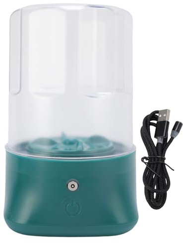 Lavadora portátil, minilavadora inalámbrica recargable, minilavadora silenciosa para ropa interior, ropa de bebé, calcetines, apartamentos, dormitorios, camping, autocaravanas, (GREEN)