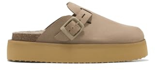 D.Franklin Zuecos de Mujer con Plataforma con Forro de Pelo Vibe Clog - Sandalias deportivas planas cómodas para verano - Talla (39)