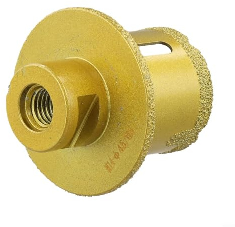 Thread Core Drill Bit 40mm 45mm 50mm for Sink Washbasin Tile and Concrete Drilling with Chip Removal Holes(45mm)