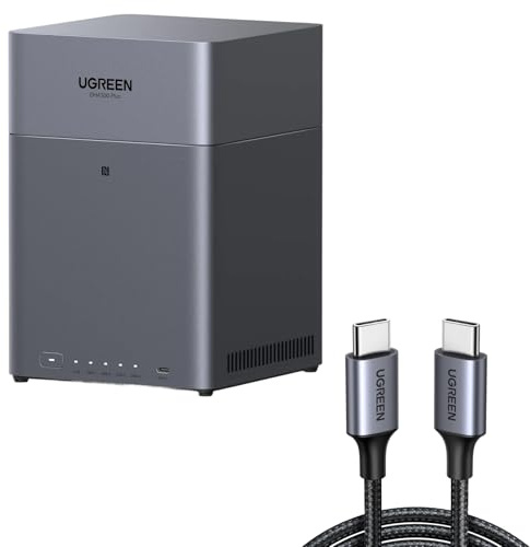 UGREEN NASync DH4300 Plus 4-Bay NAS mit 60W USB C Kabel (Diskless)