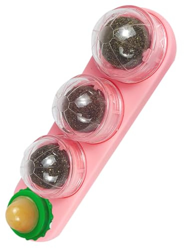 TOPBATHY Natürlicher Katzenminzeball 4 in 1 für Haustiere mit Katzenminze Material und Stimuliert Natürliche Instinkte für Katzen