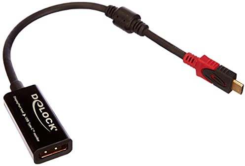 DeLock DisplayPort Adapter für Einen USB Type-C Monitor 4K 60 Hz