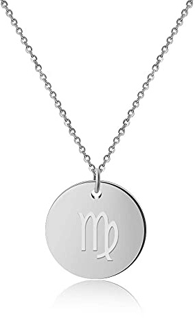 Good.Designs ® Collana da donna con segno zodiacale (oroscopio) gioielli segno zodiacale per donna, Metallo, Onice