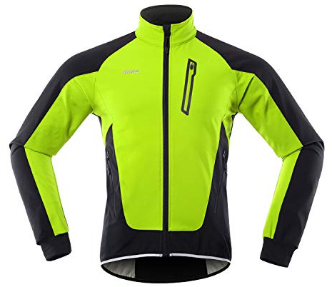 Lixada Cykeljacka för män vattentät vindtät termisk fleece cykeltröja MTB cykel ridning löpning höst vinter jacka kappa