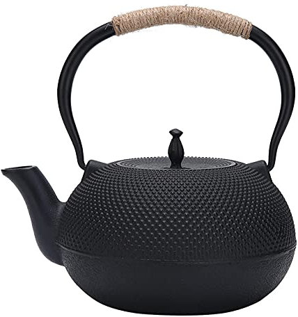 1.8L pentola in ferro di grande capacità in ghisa bollitore sterile teiera bollita set da tè giapponese Kung Fu fatto a mano teiera domestica-1.8L pentola singola