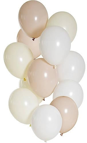 Folat 25116 Set de Globos Premium - Nearly Nude 33cm - 12 piezas Látex Globos Helio o Aire para Fiesta Decoracion, Cumpleaños, Bodas, Despedida de soltero, Aniversario, Bautizos, Comunion