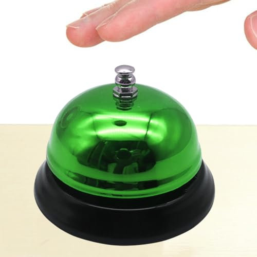 Sonnette d'appel - Sonnette de bureau - En métal - Anti-rouille - Pour hôtels, restaurants, cuisines, , écoles, comptoirs