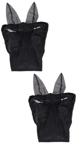 Toddmomy Lot De 2 Masques en Maille pour Chevaux Légers Anti-morsures pour Lextérieur