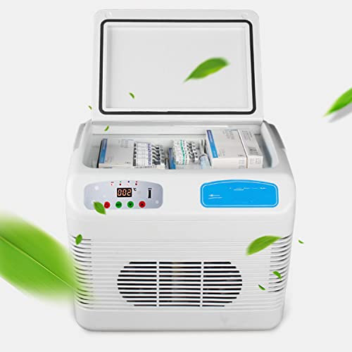 Custodia da Viaggio per insulina, Borsa frigo per insulina da 12 Litri, Mini Frigorifero per medicinali, Frigorifero Medico da 2-8 °C, con Sistema di Controllo della Temperatura av