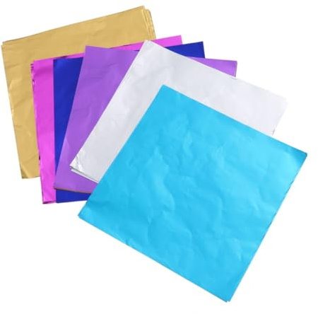 Garneck 200stücke Aluminiumfolie Für Schokoladen Und Bonbonverpackungen Zufällige Farben Für Feiern Hochzeiten Geburtstagsfeiern Und Geschenkkörbe