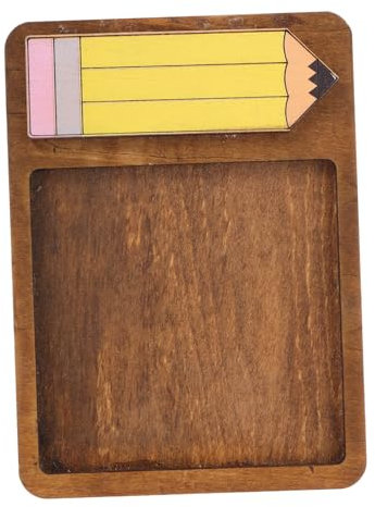 MAGICLULU Notizblockhalter Aus Holz Notizpapierhalter Aufbewahrungsbox Für Schreibtisch Notizpapieretui Büroklammerhalter Notizblockbox Aus Holz Notizpapierbehälter Notizhalter Für Bürobedar