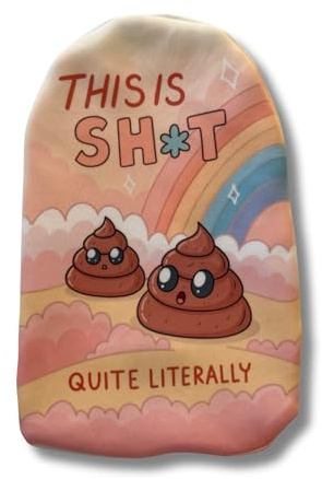This is... Rainbow Edition Stoma Bag Pouch | Humorous Ostomy Cover for Colostomy, Ileostomy & Urostomy | Soft & Stretchy for Comfort, Discretion & Style