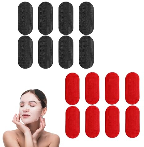 16 Stück Schwarz Und Rot Haarklammer Friseur,Haarklammern,Haarhalter für Mann Frau,Haarspange Friseure,Accessoires,Aufkleben,Magischer Haaraufkleber,Fixieren,Haar Fransen Aufkleber,Friseurzubehör