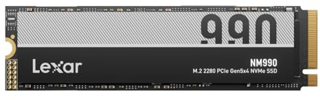 Lexar Nm990 4TB M.2 Pci Express 5.0 Nvme, LNM990X004T-RNNNG