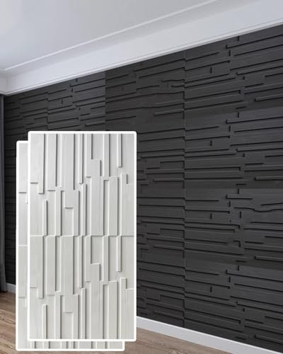 Panneaux muraux 3D à lamelles, revêtement en bois pour décoration intérieure et extérieur, revêtement acoustique découpable