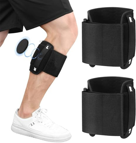 PIWOSGOL 1 Par de Ortesis de Alivio del Dolor de Ciática, Rodillera de Acupresión, Ajustable Rodillera con Almohadillas de Presión para Aliviar el Dolor de Ciática, Espalda Baja y Glúteos