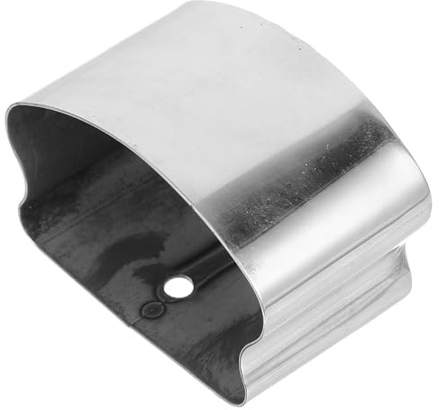 Stainless Steel Horseshoe Handrail End Cap Silver 1pcs | Banister Caps, Tight Fit for Staircase Rails, Blocks Particle and Debris Entry