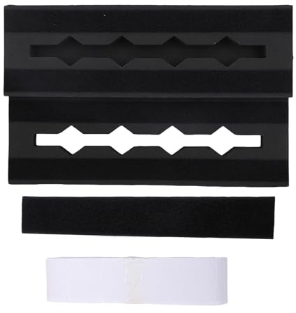 OVAQUIXI Gitarrenpedalbrett, Effekte Pedal Board Eva Anti -Slip -Gitarren -Accessoires für 6 Bis 10 Effekt -Pedale Schwarz