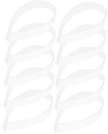 Healeved Tiras De Cuello De Camisa Soporte Plástico Ajustable Transparente 50 Unidades Accesorios Para Camisas Hombres Prendas Rígidas Forma Collar