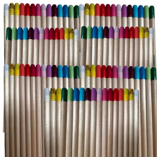 Generico PIANTALA Matite Piantabili, 100 Pezzi, Fusto in Legno di Cedro, Mina in Grafite, Tema Ecologico, Semi Piantabili, Multicolore, per Scrittura