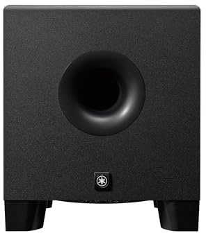 Yamaha HS8S – Aktiver Bassreflex-Subwoofer für Produzenten, DJs und Musiker – Schwarz
