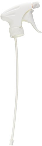 Genuine Joe Contour Non-leaking Trigger Sprayer, 9.7 Length, White Handle, Fits 32oz Bottles (Pack of 24)
