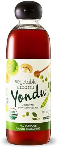 Yondu Vegetable Umami, vegano, orgánico, sin gluten 830 ml | Condimento vegetal que aporta umami a sopas, salteados, arroces y salsas. Alternativa versátil para cocina coreana y diaria.