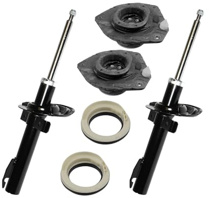 2x Stoßdämpfer 2x Domlager 2x Wälzlager Vorderachse für Megane II BM0/1 CM0/1 EM0/1 KM0/1 LM0/1