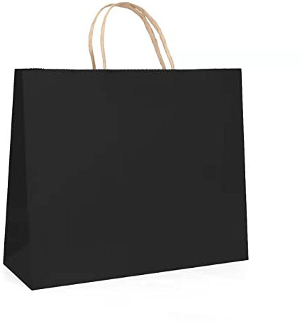 20 Stück Geschenktüten, Papiertüten mit Henkel-30 x 12x 23cm 130GSM Papiertüten zum Ostern,Weihnachten, Party, Geburtstag, Hochzeit, Erntedankfest