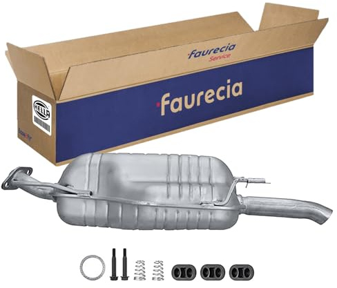 HELLA 8LD 366 031-161 Silencieux arrière - Easy2Fit® Kit - arrière - une piece - Kit avec pièces d'assemblage