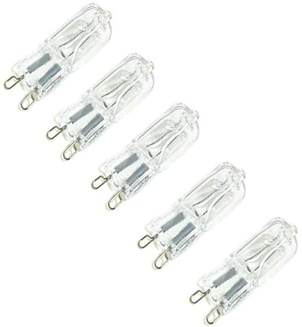 UGEFKMQ G9 Lampadine Alogene A Capsula Lampadina Alogena G9 G9 Bianco Caldo Adatta Per Lampade Da Comodino, Applique Domestiche, Lampade Da Tavolo, Forni, Griglie,40 W