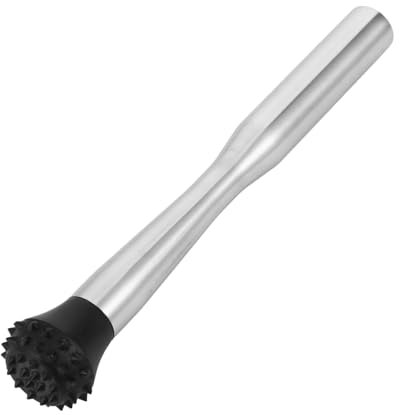 CIYODO Stainless Steel Ice Muddler for Crushed Popsicles Professional Bar Mixer Popsicle Stick Design for Home Bar Use