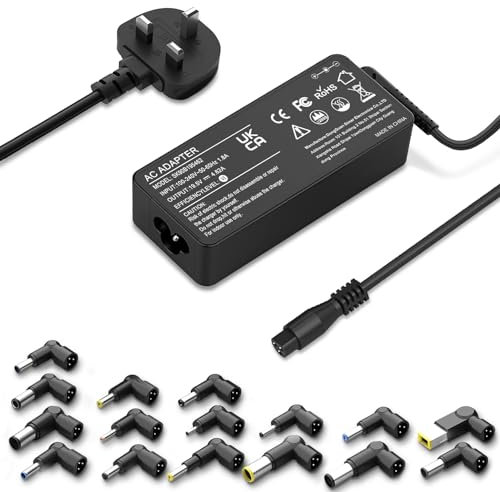 FEWRJG 90W Universal Laptop Charger AC Adapter Compatible with HP Dell Acer Asus Lenovo IBM Toshiba Samsung Sony Fujitsu Gateway Notebook Ultrabook Chromebook Power Supply Cord with 16 Tips