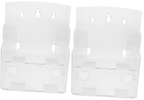 FUNOMOCYA 2 Stücke Elegante A5 Broschüre Display Stand Acryl Papier Für Zeitschriften