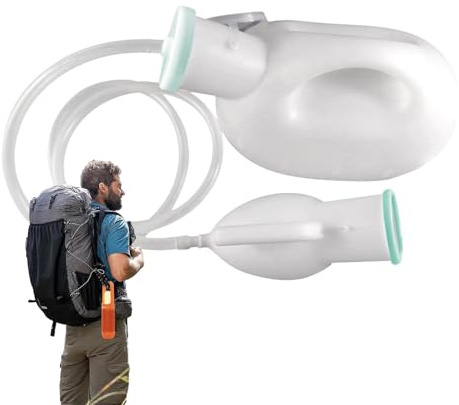 Male Urine Bottles – 2000ml Travel Urinal Bottle, Male Urine Container | Hospital Pee Collection Bottle With Handle Design, Porta Urine Bottles