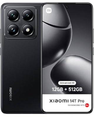 Xiaomi 14T Pro 5G, 512GB, Titan Black - Unlocked (Reacondicionado)