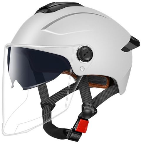 AOOPOO Adult Electric Scooter Helmet, Men's Women's Bicycle Helmet with Visor and Glasses, Unisex High Protection Cycling Helmet for Electric Bike, Scooter, Skateboard, Motorcycles