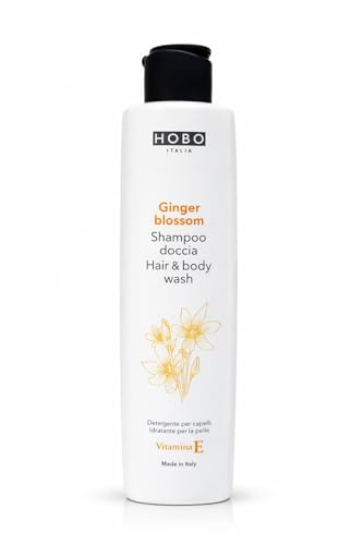 Shampoo Doccia 2 in 1 – Profumo Fresco “Ginger Blossom” – Capelli & Corpo – Effetto Energizzante e Idratante – Uso Quotidiano – 250 ml