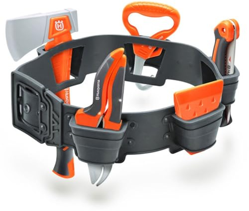 Garden Parts Ceinture porte-outils pour enfants 547280101 - Jouet bûcheron HQV original, réglable, sûr et durable - Idéal comme cadeau pour les petits travailleurs forestiers