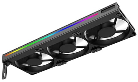 COHEALI Ventola di Raffreddamento Gpu Argb 5v Silenziosa per Scheda Video, Ventilatore per Case PC Compatto Dissipatore Aria, Accessorio Raffreddamento per Componenti Interni Computer
