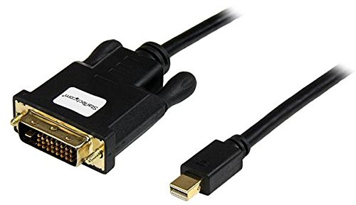 StarTech. com MDP2DVIMM6B – 6 Foot High Definition Mini Display Port to DVI Adapter Converter Cable Mini DisplayPort to DVI 1920x1200 – Black