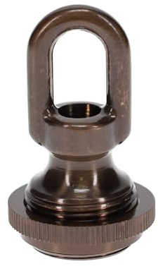 B&P Lamp® Cast Antique Bronze Screw Collar Ceiling Light Canopy Plate Kit