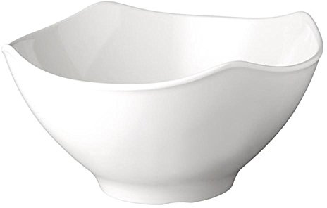 APS 83799 Schale GLOBAL BUFFET, 25,5 x 25,5 cm, Höhe 13 cm, 3 Liter, Melamin, weiß